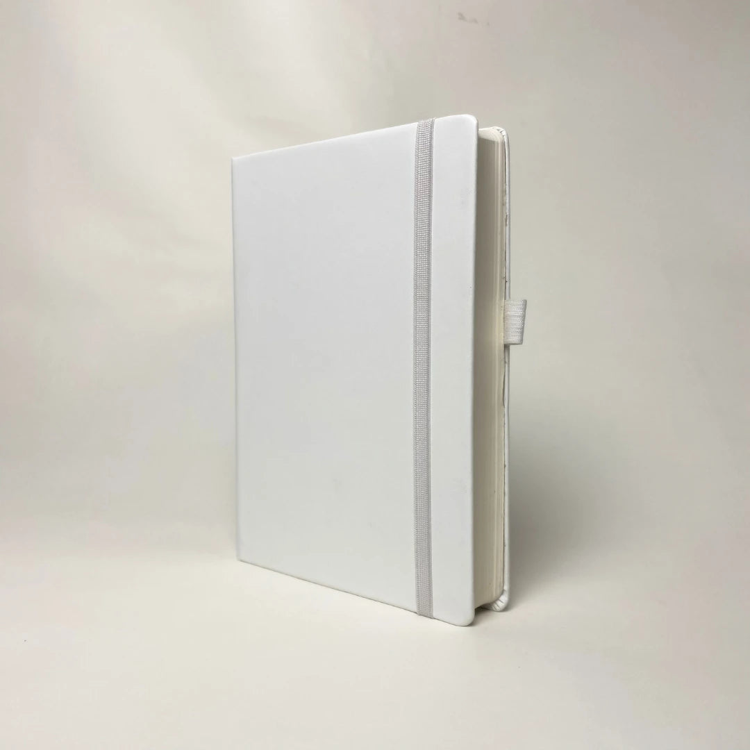 A5 Hardcover Journal Notebook –  Elastic Band, Pen Loop, Lay-Flat Pages