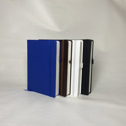 A5 Hardcover Journal Notebook –  Elastic Band, Pen Loop, Lay-Flat Pages