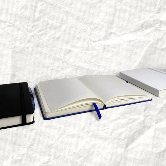 A5 Hardbound Notebook – 400 Pages, Unruled & Ruled, 90 GSM