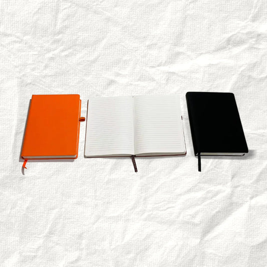 A5 Hardbound Notebook – 400 Pages, Unruled & Ruled, 90 GSM