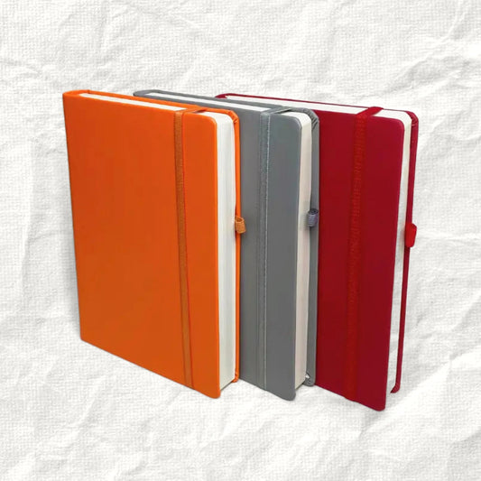 A5 Hardbound Notebook – 400 Pages, Unruled & Ruled, 90 GSM